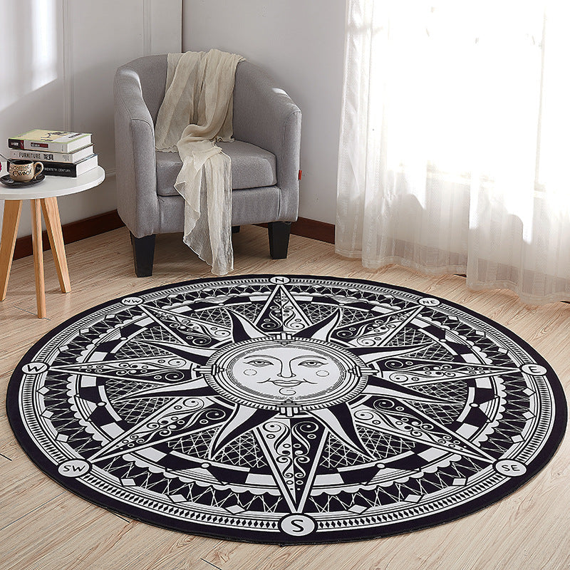 Funky 3D Optical Illusions Rug Multi Colored Synthetics Carpet Pet Friendly Washable Non-Slip Backing Rug for Home Decor Clearhalo 'Area Rug' 'Rug' 2171522