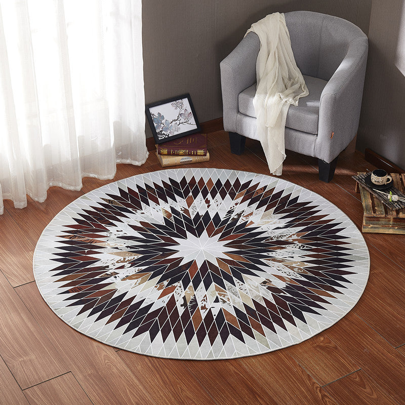 Funky 3D Optical Illusions Rug Multi Colored Synthetics Carpet Pet Friendly Washable Non-Slip Backing Rug for Home Decor Clearhalo 'Area Rug' 'Rug' 2171527