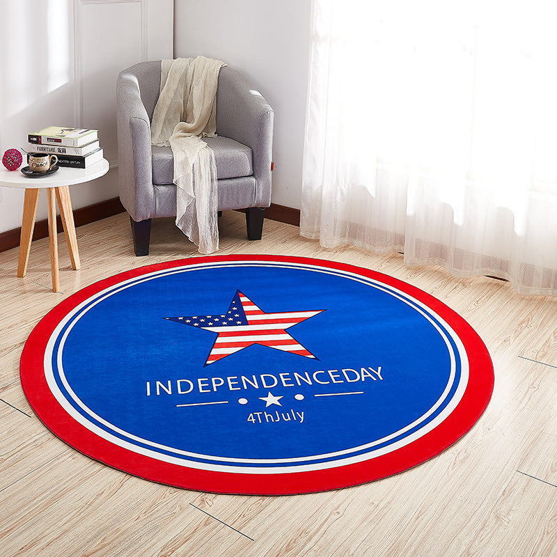 Funky 3D Optical Illusions Rug Multi Colored Synthetics Carpet Pet Friendly Washable Non-Slip Backing Rug for Home Decor Clearhalo 'Area Rug' 'Rug' 2171538
