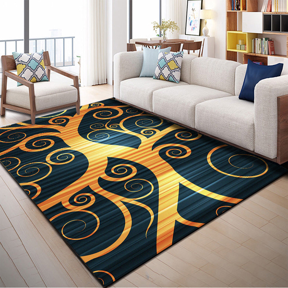 Multi Color Geometric Graphic Rug Polypropylene Novelty Rug Machine Washable Anti-Slip Stain Resistant Rug for Great Room Clearhalo 'Area Rug' 'Rug' 2183536