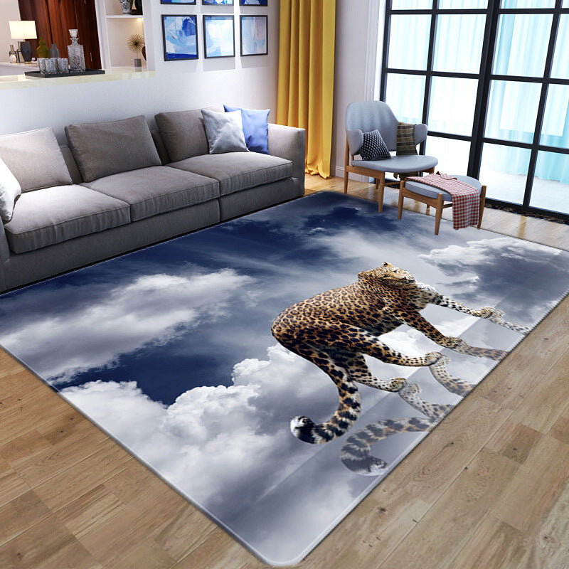 Novelty 3D Animal Print Rug Multi-Color Polypropylene Area Carpet Non-Slip Pet Friendly Machine Washable Rug for Home Decor Clearhalo 'Area Rug' 'Rug' 2183592