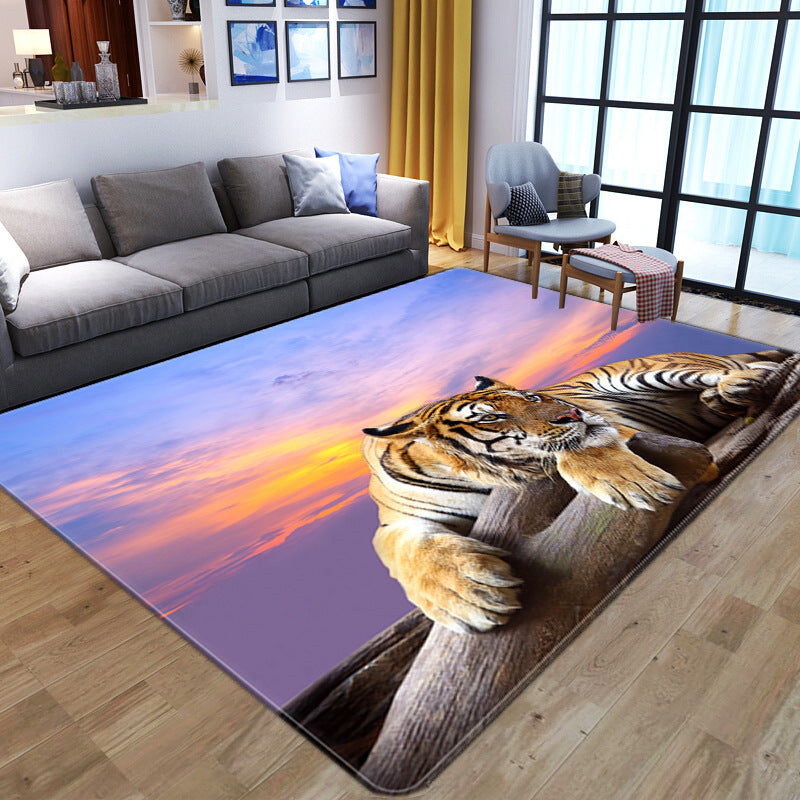 Novelty 3D Animal Print Rug Multi-Color Polypropylene Area Carpet Non-Slip Pet Friendly Machine Washable Rug for Home Decor Clearhalo 'Area Rug' 'Rug' 2183596