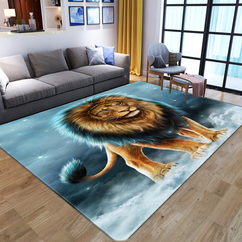 Novelty 3D Animal Print Rug Multi-Color Polypropylene Area Carpet Non-Slip Pet Friendly Machine Washable Rug for Home Decor Clearhalo 'Area Rug' 'Rug' 2183599