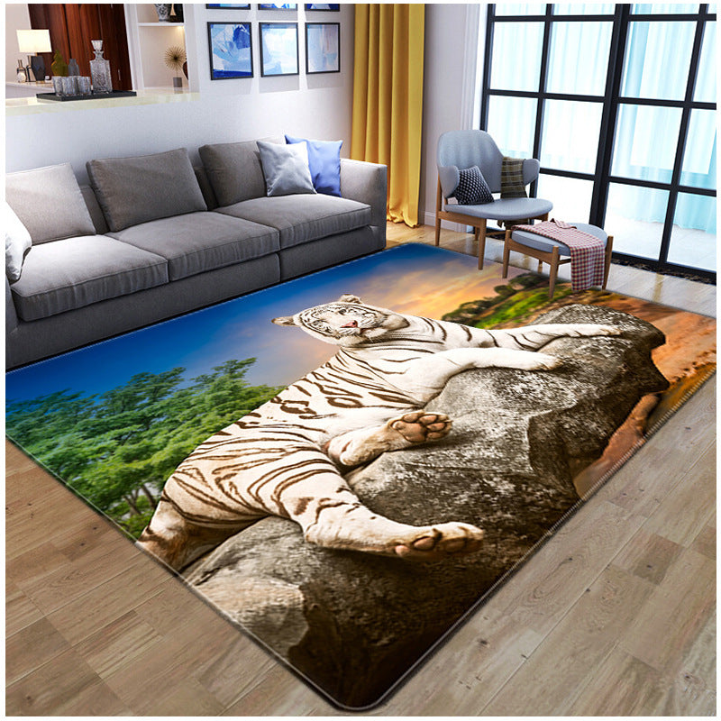 Novelty 3D Animal Print Rug Multi-Color Polypropylene Area Carpet Non-Slip Pet Friendly Machine Washable Rug for Home Decor Clearhalo 'Area Rug' 'Rug' 2183602