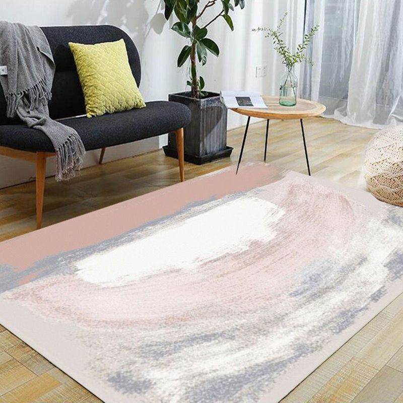 Minimalist Abstract Art Rug Multi Colored Polypropylene Rug Washable Stain Resistant Non-Slip Carpet for Living Room Clearhalo 'Area Rug' 'Modern' 'Rugs' Rug' 2184504