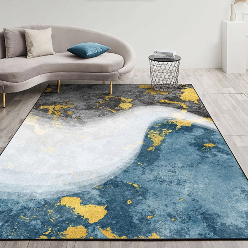 Multicolor Post-Expressionism Rug Polypropylene Contemporary Rug Washable Pet Friendly Non-Slip Area Rug for Room Clearhalo 'Area Rug' 'Modern' 'Rugs' Rug' 2184577