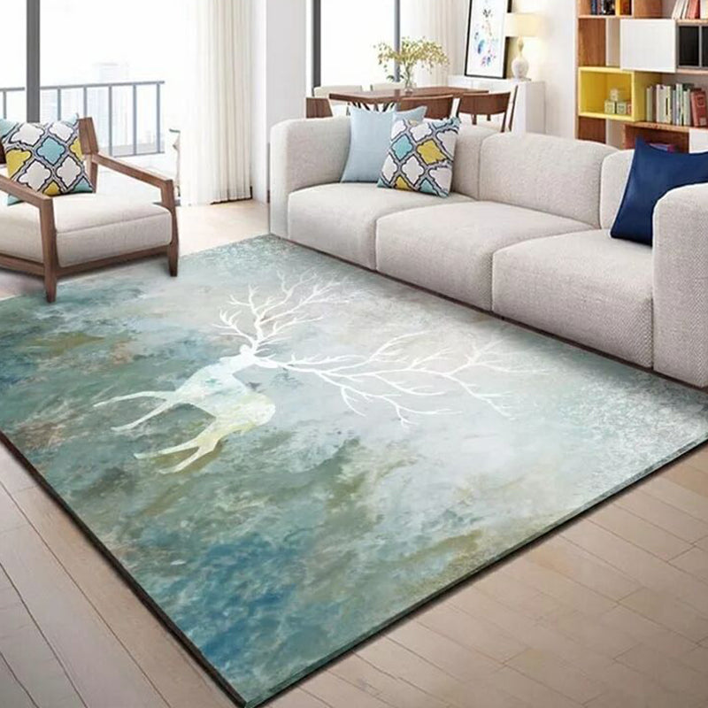 Fashion Multi Color Geometric Rug Synthetics Nordic Area Carpet Pet Friendly Non-Slip Backing Machine Washable Rug for Lounge Clearhalo 'Area Rug' 'Modern' 'Rugs' Rug' 2186191