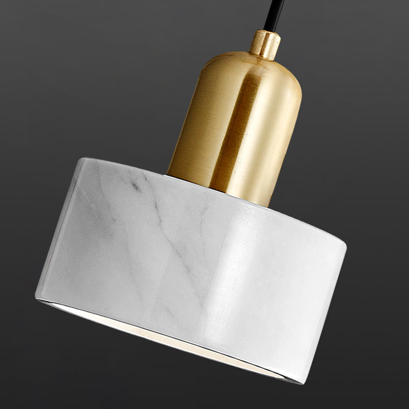 Drum Shaped Living Room Wall Mounted Light Marble Simplicity LED Wall Lighting Fixture Clearhalo 'Modern wall lights' 'Modern' 'Wall Lamps & Sconces' 'Wall Lights' Lighting' 2186573