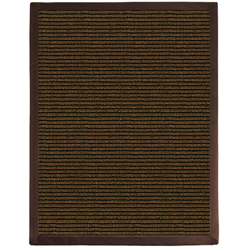 Japanese Solid Color Rug Multi Color Jute Rug Natural Fibers Non-Slip Backing Area Carpet for Living Room Brown Clearhalo 'Area Rug' 'Rug' 2198855