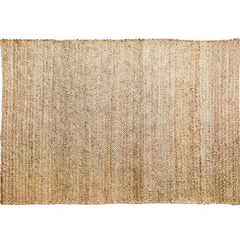 Primitive Beige Plain Rug Jute Fiber Rustic Rug Pet Friendly Stain Resistant Anti-Slip Backing Rug for Great Room Beige Clearhalo 'Area Rug' 'Rug' 2198950