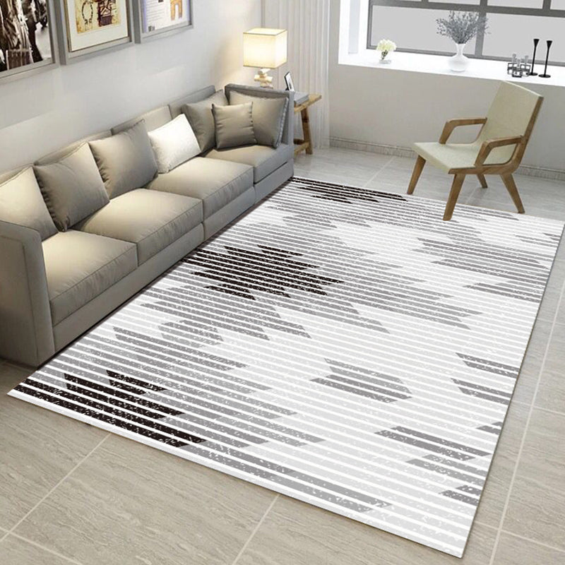 Environmental Modern Area Rug Multi Colored Geometrical Rug Pet Friendly Non-Slip Machine Washable Rug for Home Clearhalo 'Area Rug' 'Modern' 'Rugs' Rug' 2199342