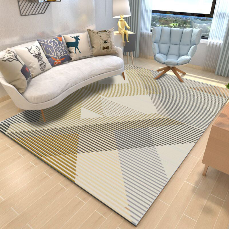 Multicolor Modern Rug Polyester Graphic Print Area Carpet Machine Washable Anti-Slip Backing Stain Resistant Rug for Family Room Clearhalo 'Area Rug' 'Modern' 'Rugs' Rug' 2199757
