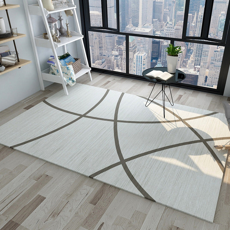 Minimalistic Nordic Style Rug Multicolor Color-Blocking Rug Machine Washable Pet Friendly Non-Slip Backing Carpet for Room Clearhalo 'Area Rug' 'Modern' 'Rugs' Rug' 2199830