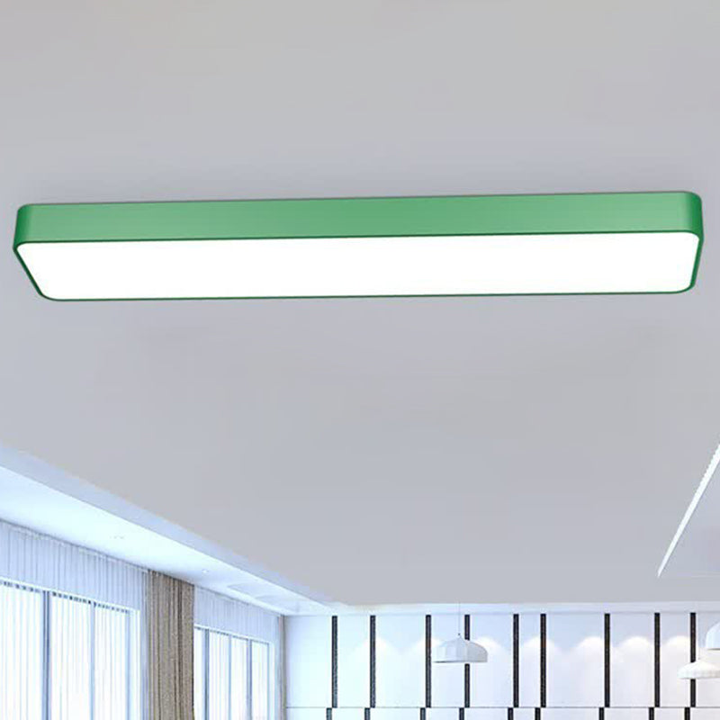 Kids Style Rectangular Flush Mount Lighting Acrylic Nursery LED Flush Mount Fixture Clearhalo 'Ceiling Lights' 'Close To Ceiling Lights' 'Close to ceiling' 'Flush mount' Lighting' 2204366