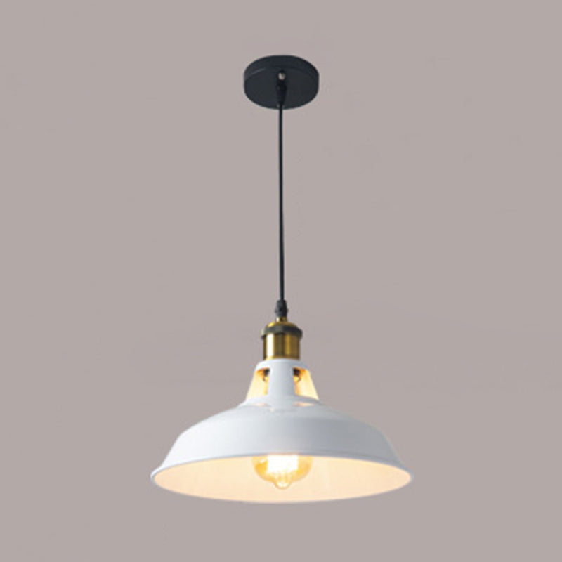 Metallic Pot Lid Suspension Lighting Retro Style 1 Head Restaurant Pendant Ceiling Light Clearhalo 'Art Deco Pendants' 'Black' 'Cast Iron' 'Ceiling Lights' 'Ceramic' 'Crystal' 'Industrial' 'Metal' 'Pendant Lights' 'Rustic Pendants' 'Tiffany' Lighting' 2204541_d38d0df5-ac8d-46a5-a2ed-b7073b6c01a4