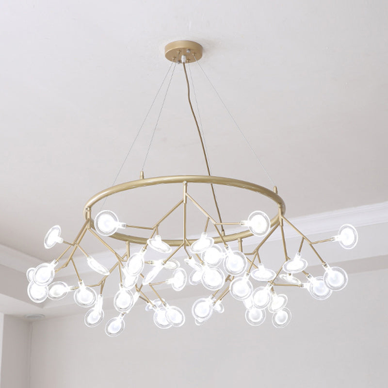 Sputnik Firefly Chandelier Lighting Minimalist Acrylic Living Room LED Pendant Light Clear Clearhalo 'Ceiling Lights' 'Chandeliers' 'Clear' 'Industrial' 'Modern Chandeliers' 'Modern' 'Tiffany' 'Traditional Chandeliers' Lighting' 2205228