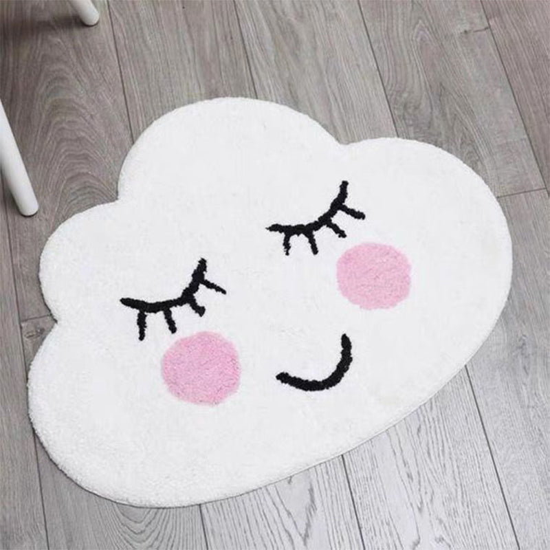 Creative Childrens Room Rug Multi Colored Cartoon Printed Carpet Cotton Blend Pet Friendly Machine Washable Rug Clearhalo 'Area Rug' 'Rug' 2208011