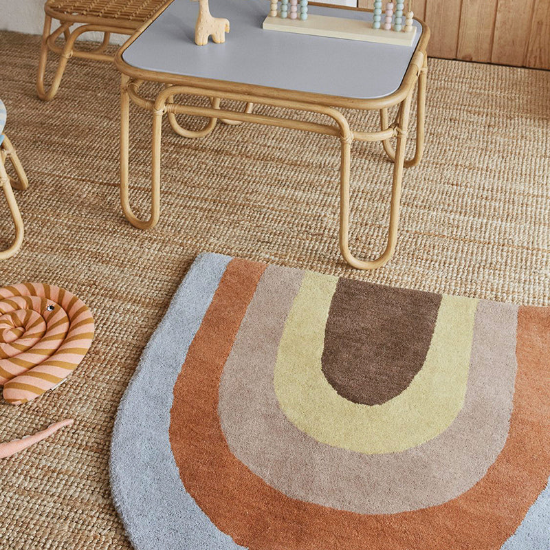 Irregular Shape Animal Patterned Rug Multi-Color Relaxing Carpet Cotton Blend Anti-Slip Washable Rug for Nursery Clearhalo 'Area Rug' 'Rug' 2208014