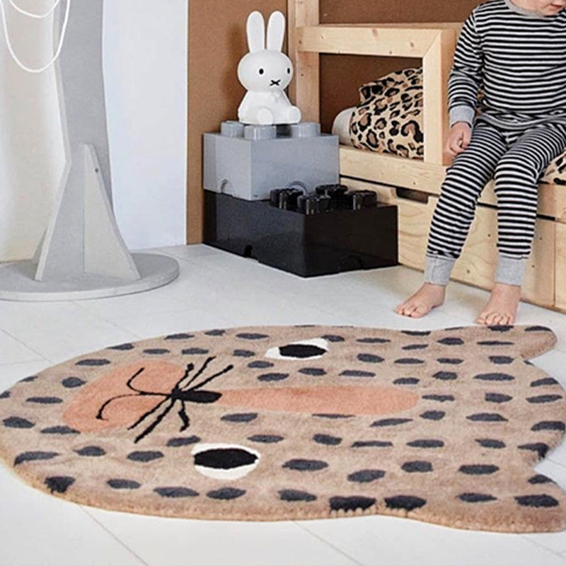 Irregular Shape Animal Patterned Rug Multi-Color Relaxing Carpet Cotton Blend Anti-Slip Washable Rug for Nursery Clearhalo 'Area Rug' 'Rug' 2208016