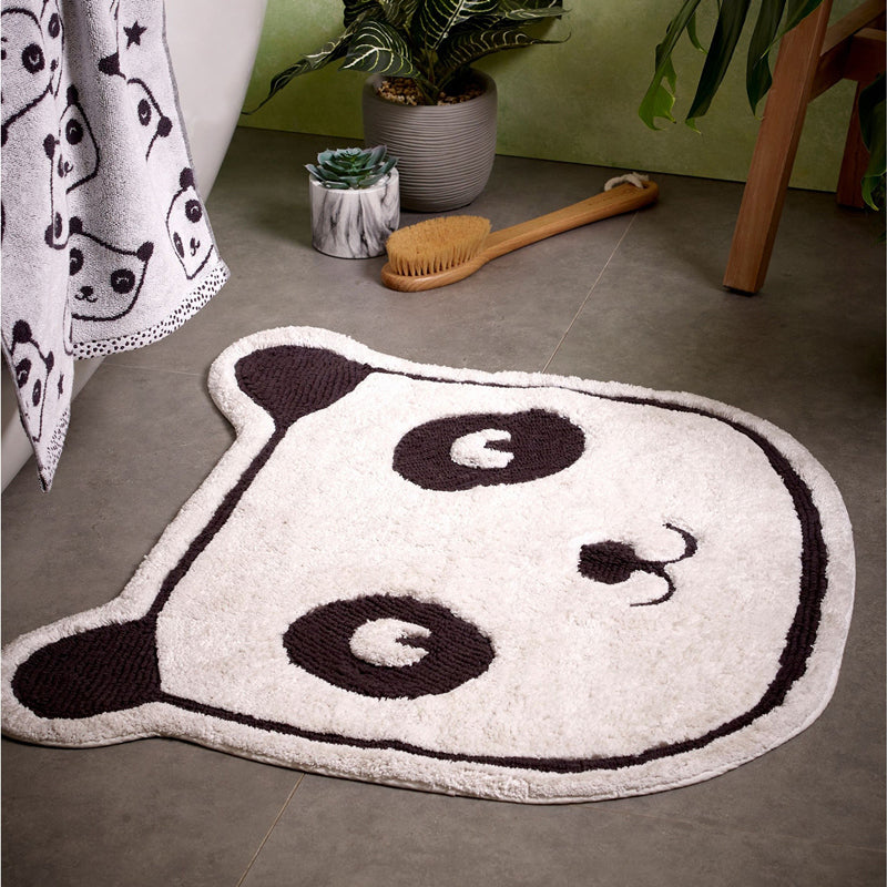 Irregular Shape Animal Patterned Rug Multi-Color Relaxing Carpet Cotton Blend Anti-Slip Washable Rug for Nursery White Clearhalo 'Area Rug' 'Rug' 2208018