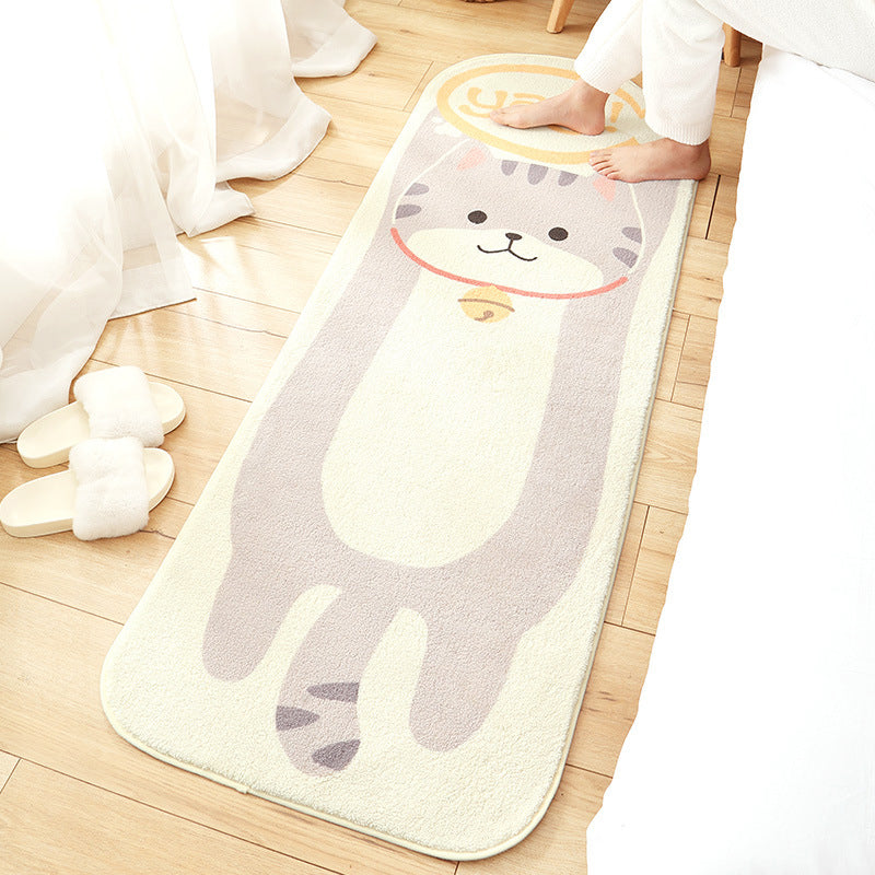 Novelty Cartoon Animal Rug Multi Colored Calming Carpet Synthetics Stain-Resistant Non-Slip Area Rug for Kids Room Clearhalo 'Area Rug' 'Rug' 2208029