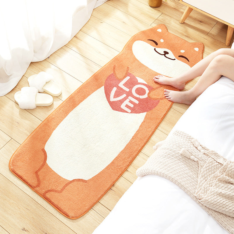 Novelty Cartoon Animal Rug Multi Colored Calming Carpet Synthetics Stain-Resistant Non-Slip Area Rug for Kids Room Clearhalo 'Area Rug' 'Rug' 2208031
