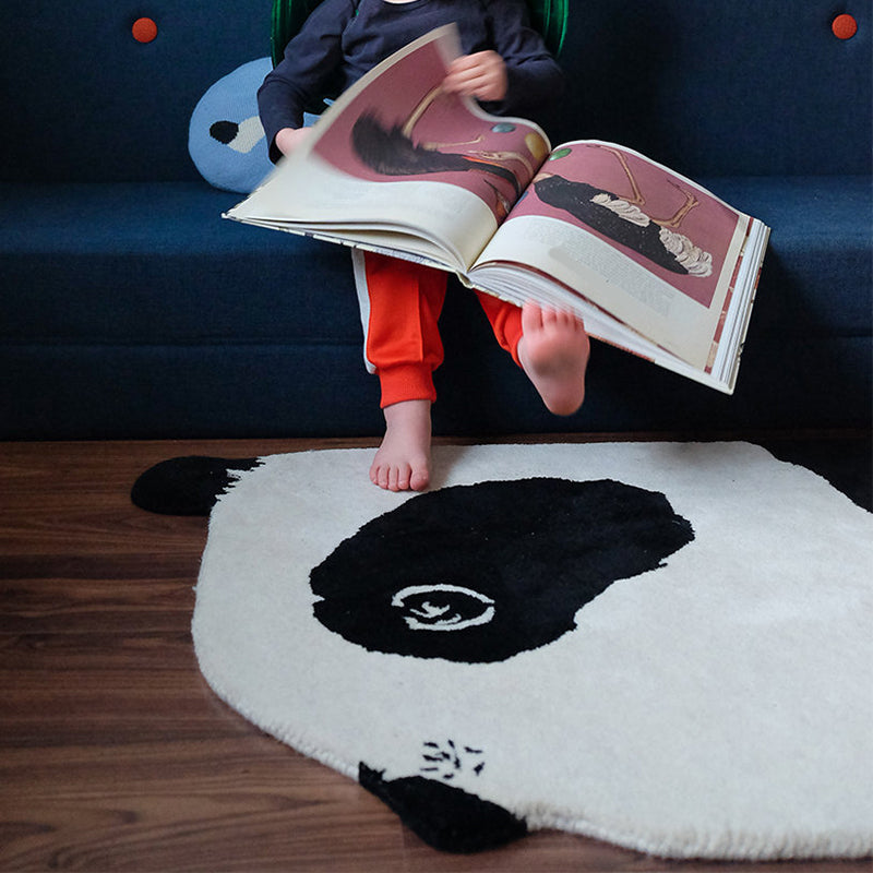 Cute Cartoon Animal Patterned Rug Multi-Color Cotton Blend Rug Anti-Slip Backing Carpet for Childrens Bedroom Clearhalo 'Area Rug' 'Rug' 2208049