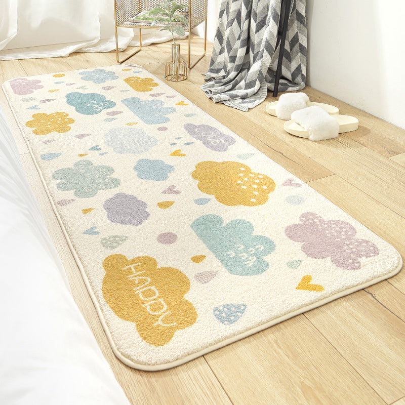 Multi Colored Cute Rug Polypropylene Cartoon Animal Pattern Carpet Anti-Slip Washable Area Rug for Kids Bedroom Clearhalo 'Area Rug' 'Rug' 2208113