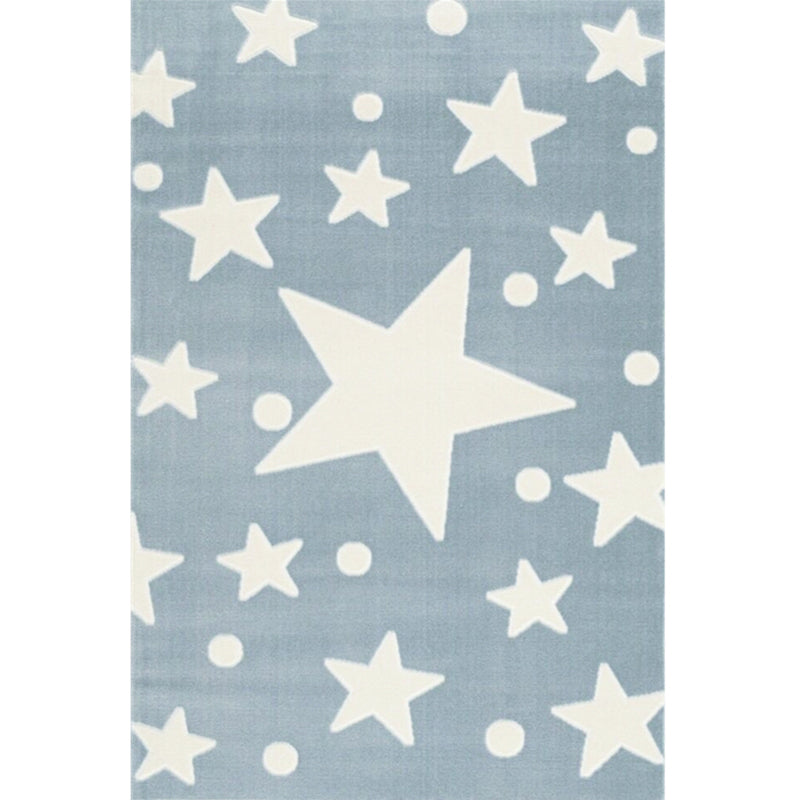 Multi Colored Childrens Room Rug Comfort Polka Dot Print Rug Cotton Blend Pet Friendly Washable Carpet Blue Clearhalo 'Area Rug' 'Rug' 2208244