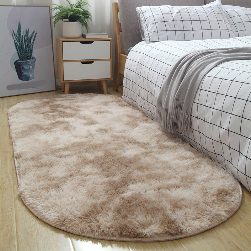 Multi-Color Tie Dye Rug Shag Western Area Rug Pet Friendly Anti-Slip Carpet for Bedroom Beige Clearhalo 'Area Rug' 'Casual' 'Rugs' Rug' 2208912