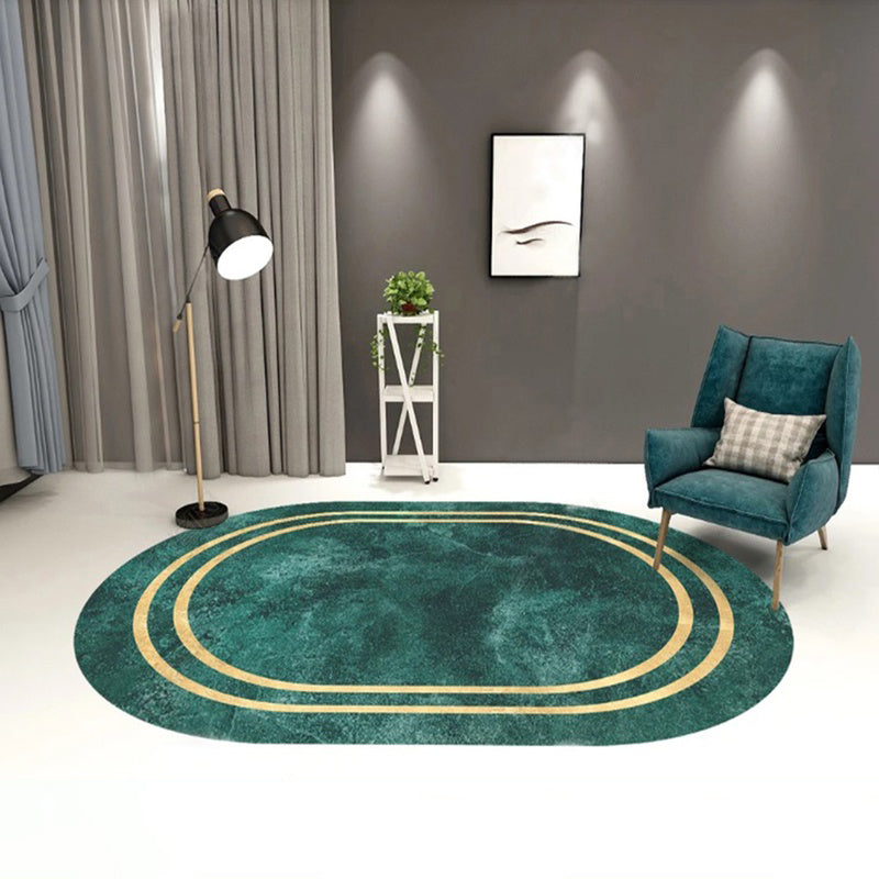 Multi Color Nordic Rug Synthetics Abstract Printed Area Rug Non-Slip Backing Pet Friendly Carpet for Decoration Clearhalo 'Area Rug' 'Rug' 2208980