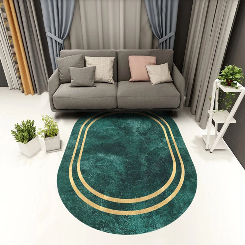 Multi Color Nordic Rug Synthetics Abstract Printed Area Rug Non-Slip Backing Pet Friendly Carpet for Decoration Clearhalo 'Area Rug' 'Rug' 2208987