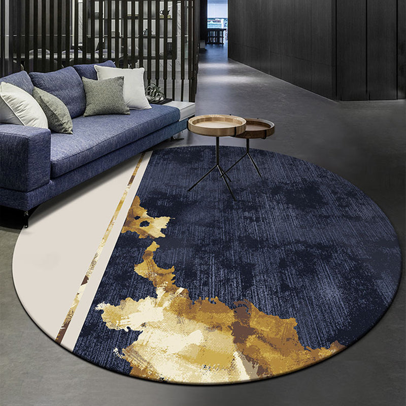 Unique Living Room Rug Multi Color Abstract Patterned Rug Polyster Anti-Slip Easy Care Area Carpet Clearhalo 'Area Rug' 'Rug' 2209056