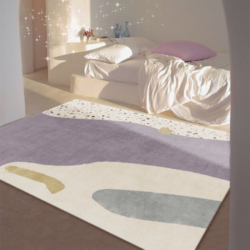 Creative Decoration Rug Multi Colored Abstract Printed Indoor Rug Synthetics Anti-Slip Backing Pet Friendly Carpet Clearhalo 'Area Rug' 'Rug' 2213452