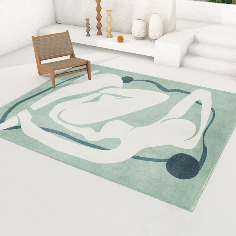Creative Decoration Rug Multi Colored Abstract Printed Indoor Rug Synthetics Anti-Slip Backing Pet Friendly Carpet Clearhalo 'Area Rug' 'Rug' 2213459