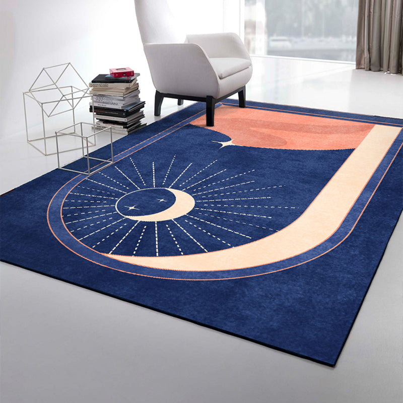 Relaxing Bedroom Rug Multi Color Geo Printed Carpet Polyster Anti-Slip Backing Washable Area Rug Clearhalo 'Area Rug' 'Rug' 2213547