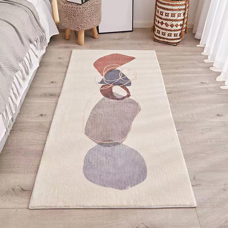 Southwestern Bedroom Rug Multicolor Cartoon Printed Area Carpet Synthetics Non-Slip Backing Machine Washable Rug Beige Clearhalo 'Area Rug' 'Rug' 2214458