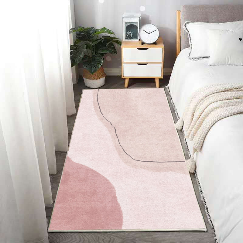 Relaxing Abstract Printed Rug Multi-Colored Lamb Wool Carpet Non-Slip Backing Pet Friendly Washable Rug for Room Clearhalo 'Area Rug' 'Rug' 2214472