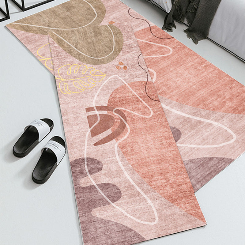 Multi Color Cute Rug Polyster Cartoon Patterned Carpet Pet Friendly Washable Anti-Slip Backing Indoor Rug for Bedroom Clearhalo 'Area Rug' 'Rug' 2214514