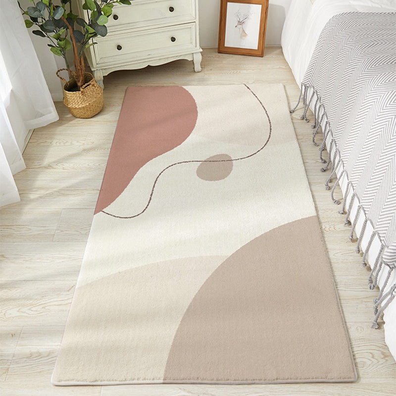 Simple Color Block Rug Multi-Colored Polypropylene Area Carpet Easy Care Machine Washable Indoor Rug for Bedroom Clearhalo 'Area Rug' 'Rug' 2214543