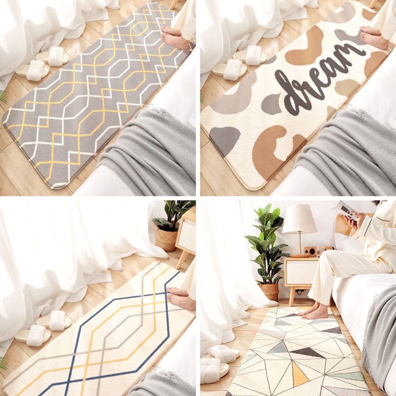 Comfort Geometric Pattern Rug Multi Colored Acrylic Area Carpet Anti-Slip Backing Washable Rug for Home Clearhalo 'Area Rug' 'Rug' 2214653