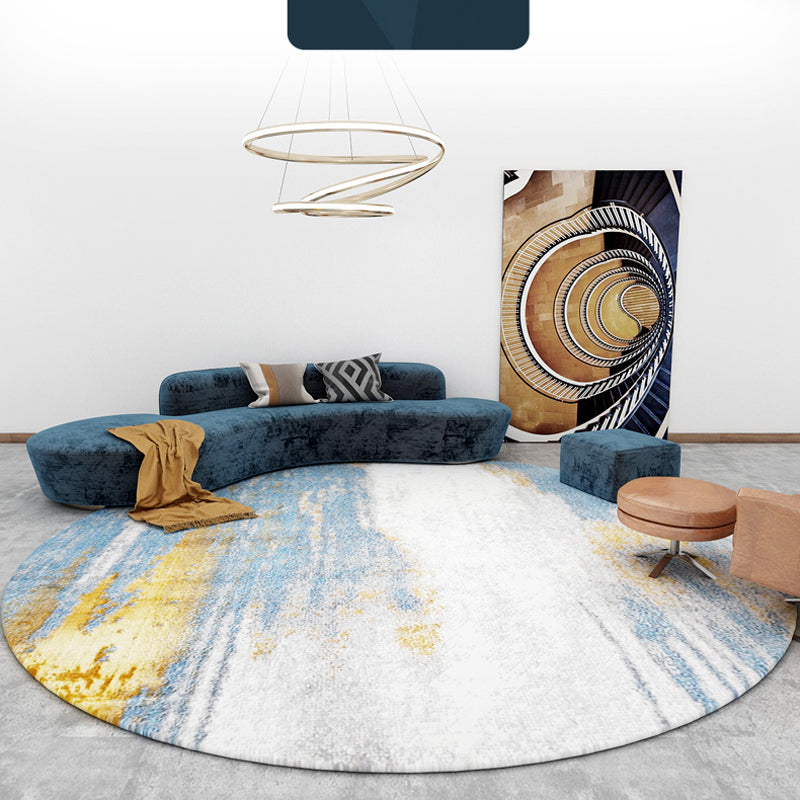 Classic Multi Colored Steampunk Rug Polypropylene Abstract Patterned Carpet Pet Friendly Easy Care Rug for Decor Clearhalo 'Area Rug' 'Rug' 2214827