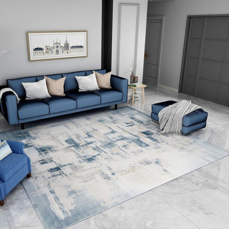 Luxury Living Room Rug Multi Colored Abstract Printed Area Carpet Synthetics Non-Slip Backing Stain-Resistant Rug Clearhalo 'Area Rug' 'Rug' 2215166