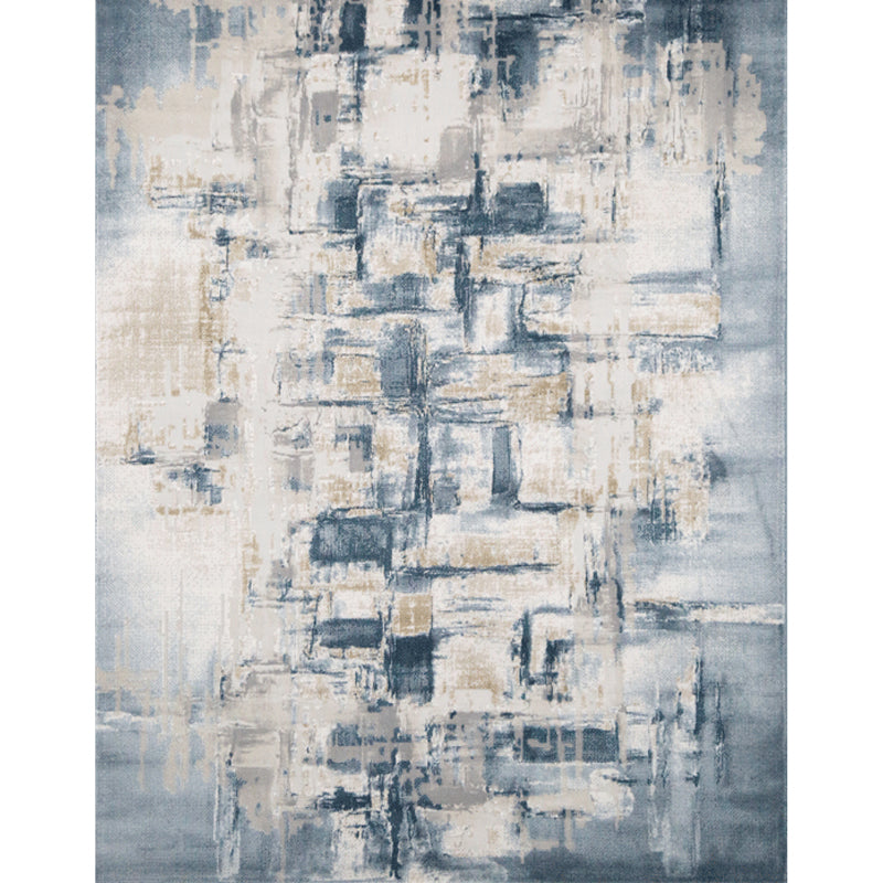 Luxury Living Room Rug Multi Colored Abstract Printed Area Carpet Synthetics Non-Slip Backing Stain-Resistant Rug Clearhalo 'Area Rug' 'Rug' 2215168