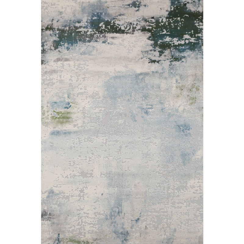 Multi-Color Abstract Print Rug Polyster Chinese Area Rug Pet Friendly Anti-Slip Backing Carpet for Living Room Dark Green Clearhalo 'Area Rug' 'Rug' 2215293