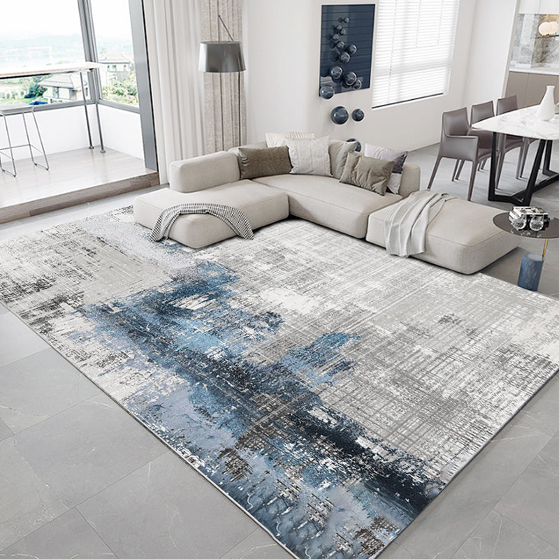 Cyberpunk Home Decoration Rug Multi-Color Abstract Print Area Carpet Cotton Blend Pet Friendly Easy Care Rug Clearhalo 'Area Rug' 'Rug' 2215311