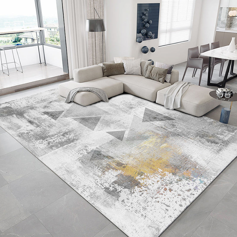 Cyberpunk Home Decoration Rug Multi-Color Abstract Print Area Carpet Cotton Blend Pet Friendly Easy Care Rug Clearhalo 'Area Rug' 'Rug' 2215318
