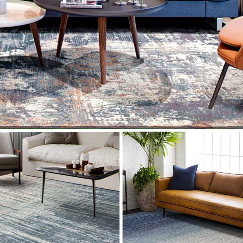 Unique Living Room Rug Multi-Color Abstract Print Carpet Polypropylene Pet Friendly Stain-Resistant Area Rug Clearhalo 'Area Rug' 'Rug' 2215405