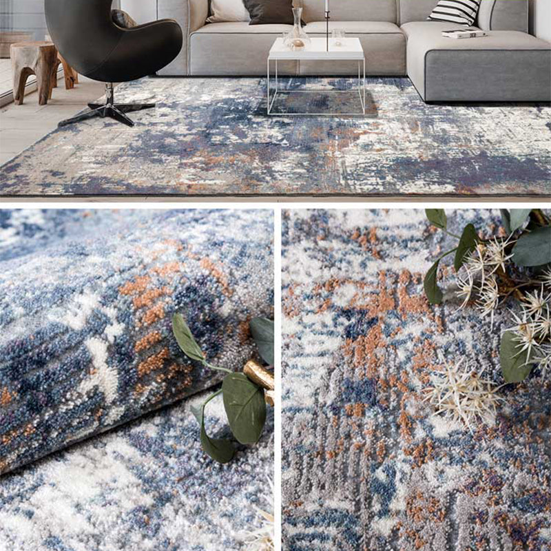 Unique Living Room Rug Multi-Color Abstract Print Carpet Polypropylene Pet Friendly Stain-Resistant Area Rug Clearhalo 'Area Rug' 'Rug' 2215407