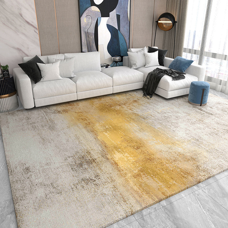 Casual Luxe Rug Multi Color Abstract Printed Area Rug Anti-Slip Stain-Resistant Washable Carpet for Decor Gray-Yellow Clearhalo 'Area Rug' 'Rug' 2215552